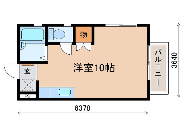 フォレストハウスの物件間取画像